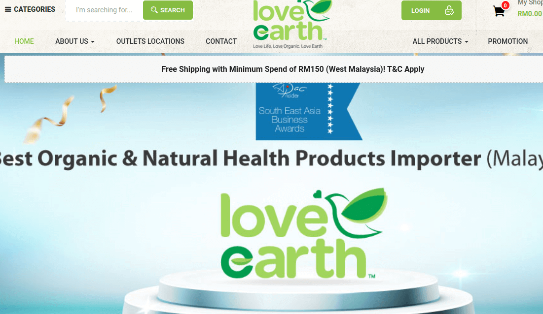 馬來西亞 Love Earth評價推薦、折扣碼、優惠券相關情報