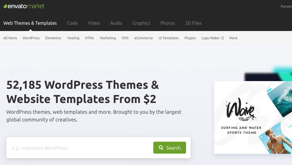 Envato Market 評價推薦、折扣碼、優惠券相關情報